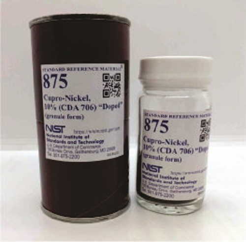 SRM 875  铜镍，10%(CDA 706)“掺杂”标准品