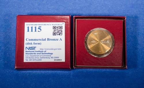 SRM 1115   光学发射和X射线光谱分析的商业青铜标准品